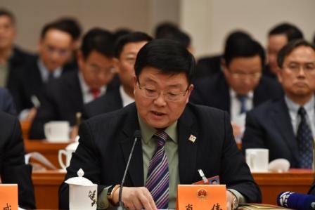 江苏代表团审议政府工作报告 肖伟代表作会议交流发言